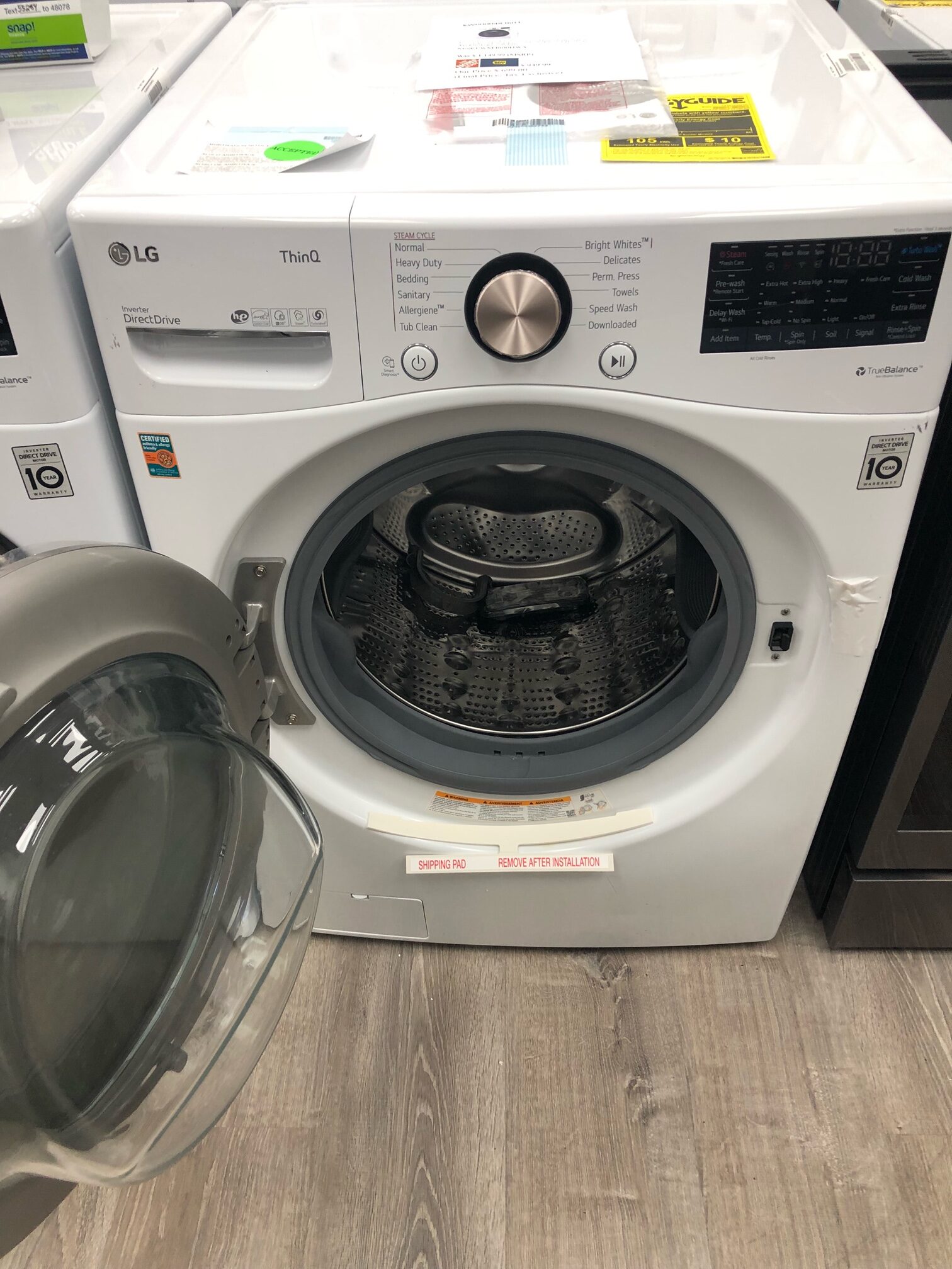 4.5 cu. ft. Ultra Large Capacity Smart wi-fi Enabled Front Load Washer with  TurboWash 360 and Built-In Intelligence – Appliances4Less Houston TX