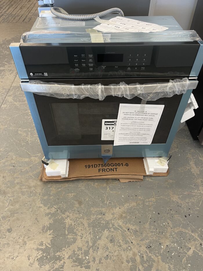GE 30 in. Smart Single Electric Wall Oven Self-Cleaning in Stainless Steel - Image 1