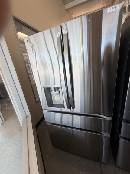 26 cu. ft. SMART Counter Depth MAX French Door Refrigerator with Full Convert Drawer in PrintProof Stainless