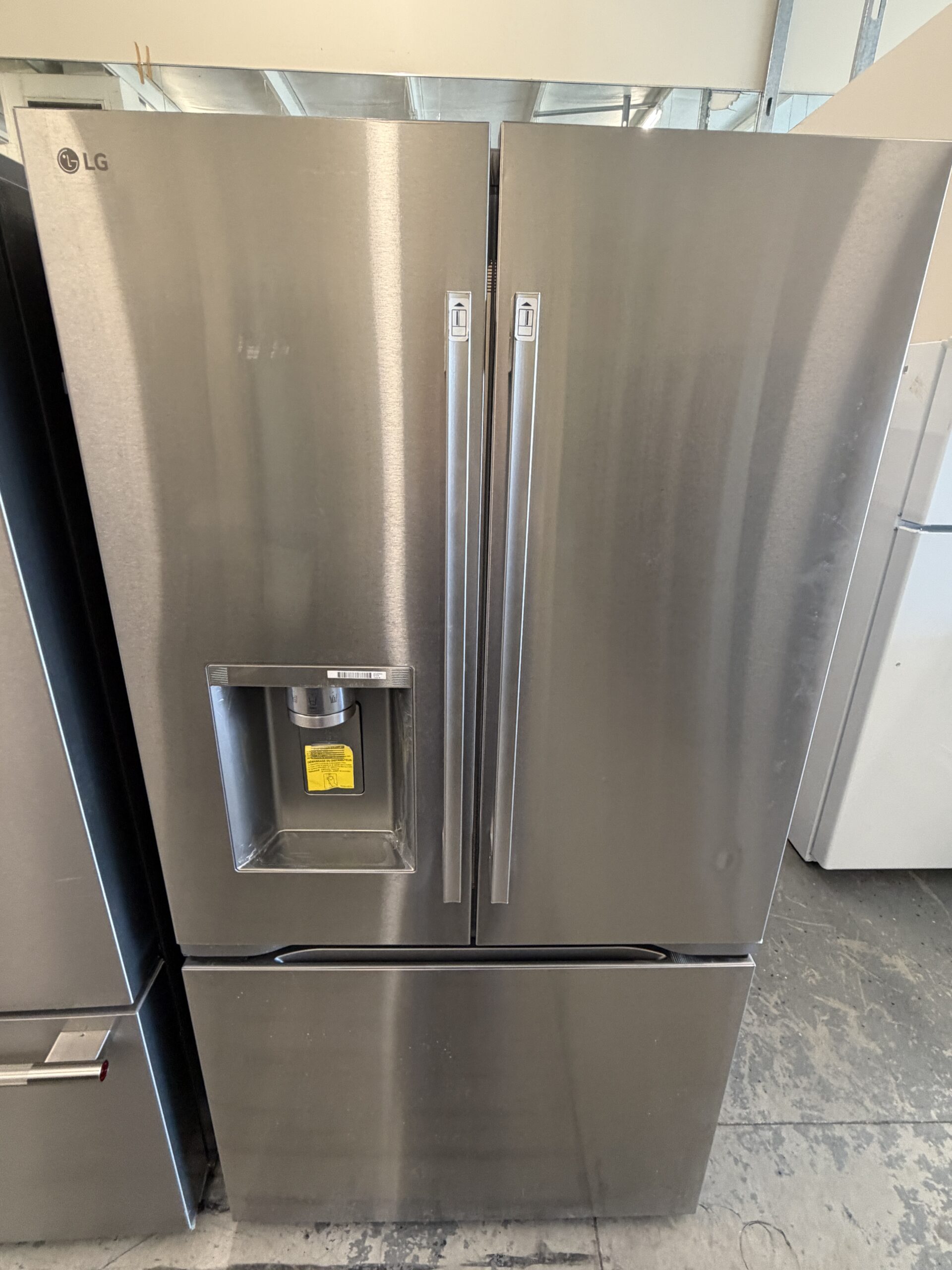 IMG_7454 24 cu. ft. Counter Depth MAX Zero Clearance 3-Door French Door Refrigerator with Craft Ice in PrintProof Stainless Steel - Image 1