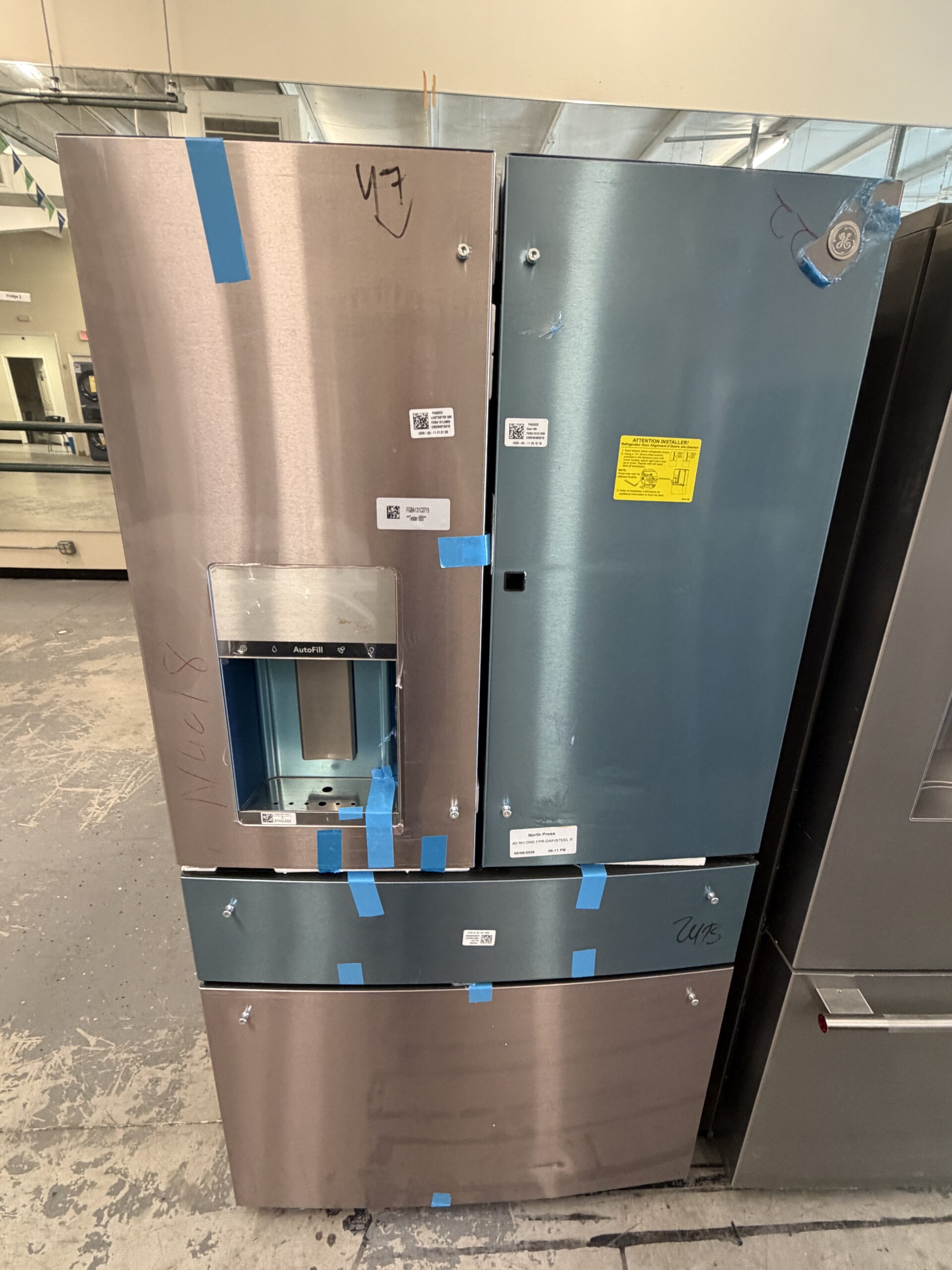 IMG_7471 Profile 27.9 cu. ft. Smart 4-Door French Door Refrigerator with Door-in-Door in Fingerprint resistant, stainless Steel - Image 1