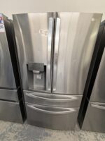 30 cu. ft. 4-Door French Door Refrigerator Full Convert Drawer, Smart Cooling and Craft Ice, Print Proof Stainless Steel