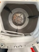 GE Unitized Spacemaker Stacked Washer and Electric Dryer in White - Image 4