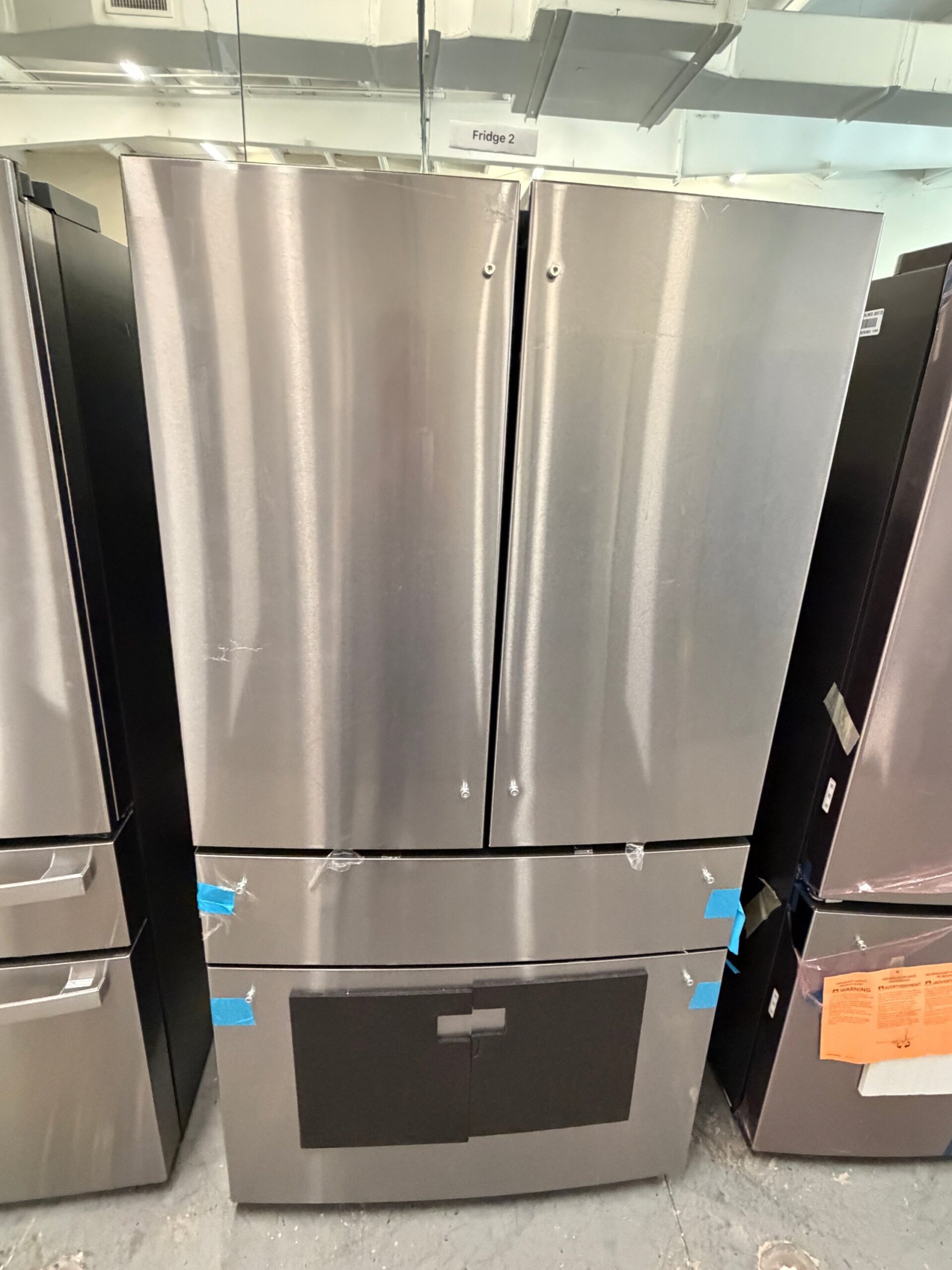 fddebb2da6b04c7958c6c15372e44508d20c4557c82b32ecc5443d978f667cc1 Café 28.7 Cu. Ft. Smart 4-Door French-Door Refrigerator in Stainless Steel - Image 1
